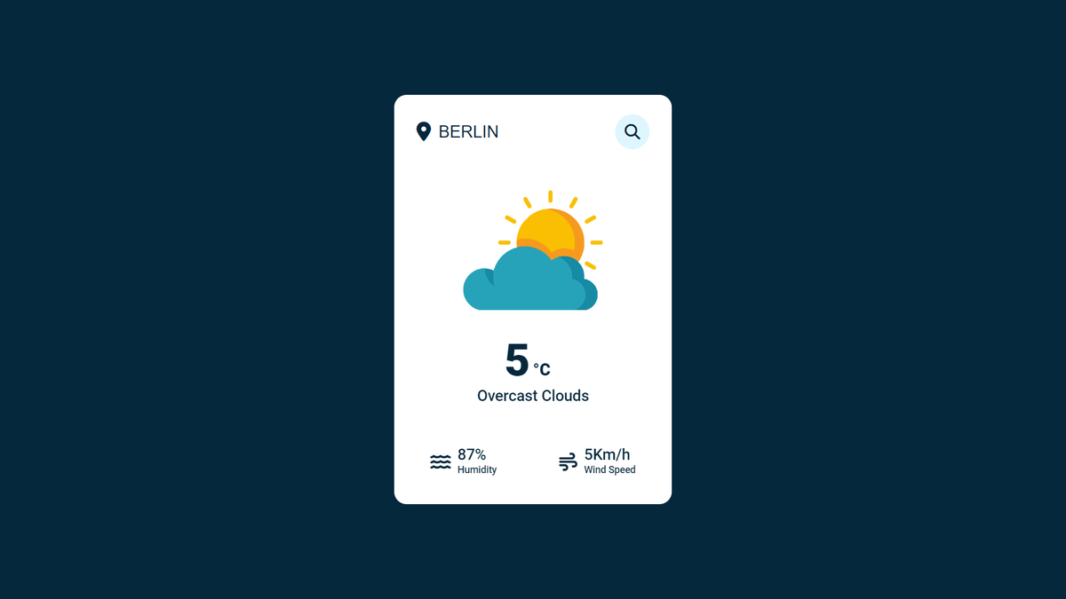 Project WhatAWeather preview